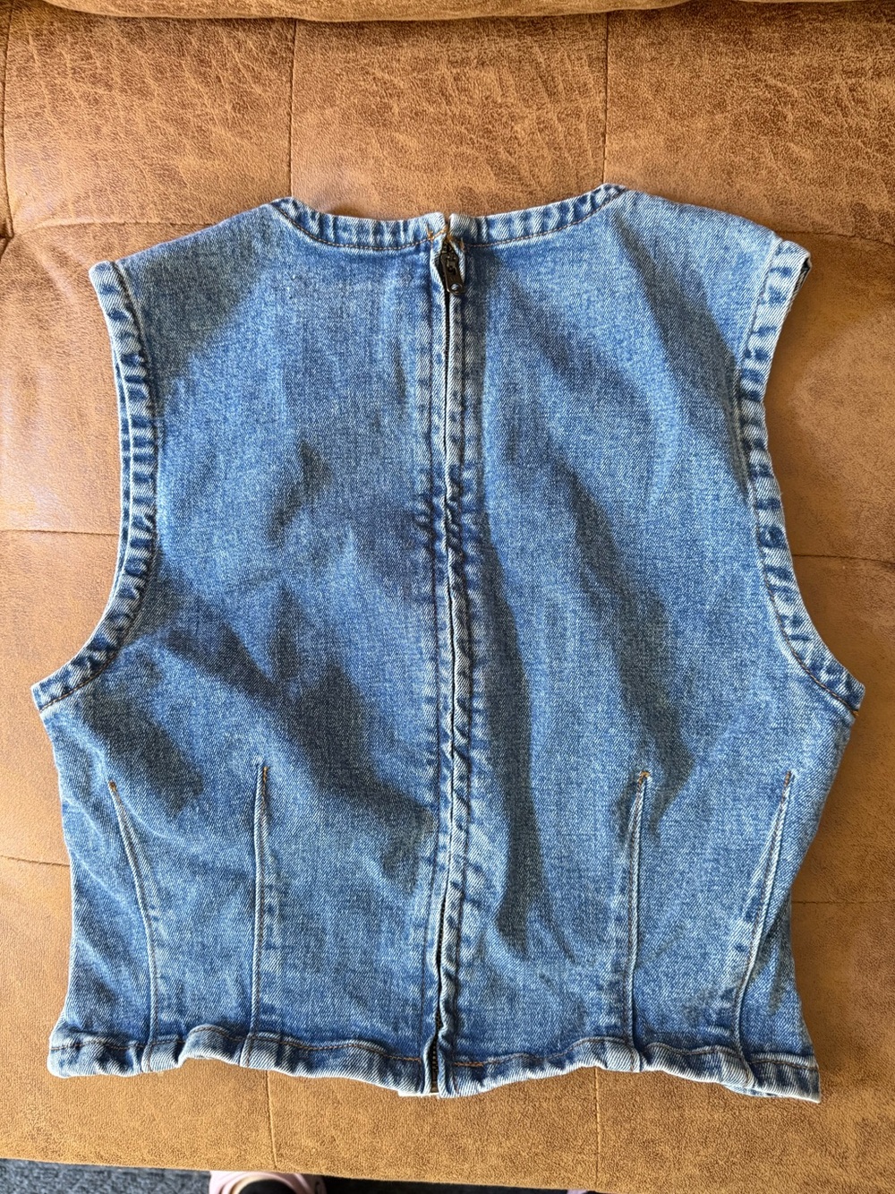 Abercrombie & Fitch Blue Denim Top - Picture 3 of 3